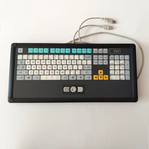 Tastiera ad incastro - KT-105-I-02 - k-tronic S.r.l. - a membrana / con mouse integrato a due tasti / 105 tasti