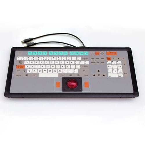 Tastiera ad incastro - KT-105-I-05 - k-tronic S.r.l. - a membrana / con mouse integrato a due tasti / 105 tasti