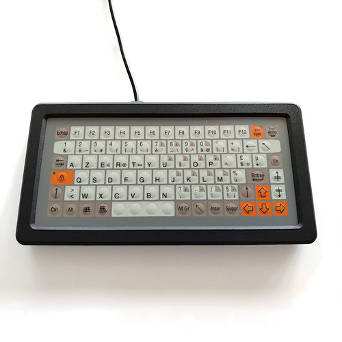 Tastiera da ufficio - KT-84-T-38 - k-tronic S.r.l. - a tasti meccanici / a membrana / 84 tasti