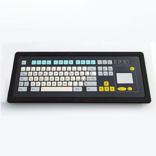 Tastiera da ufficio - KT-84-T-34 - k-tronic S.r.l. - a tasti meccanici / a membrana / con mouse integrato a tre tasti