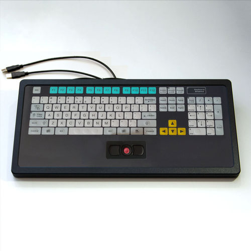 Tastiera da ufficio - KT-105-T-03 - k-tronic S.r.l. - a tasti meccanici / a membrana / con mouse integrato a due tasti