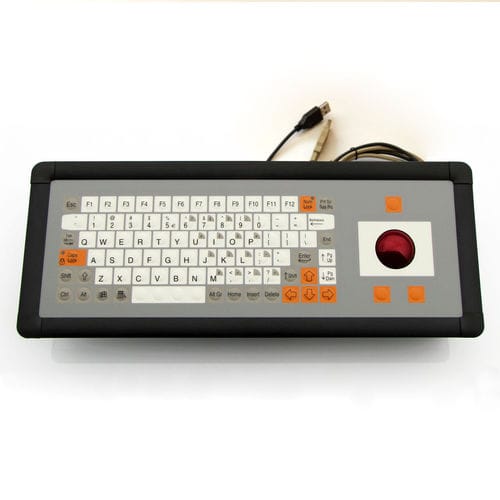 Tastiera ad incastro - KT-84-I-42 - k-tronic S.r.l. - a membrana / con mouse integrato a tre tasti / 84 tasti