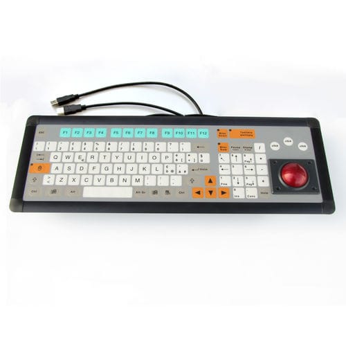 Tastiera ad incastro - KT-100-I-05 - k-tronic S.r.l. - a tasti meccanici / con tasto Fn / con mouse integrato a tre tasti