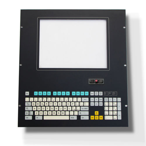 Tastiera per rack - KT-101-K-18 - k-tronic S.r.l. - a membrana / 101 tasti / con mouse