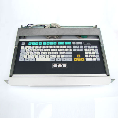 Tastiera montata su rack-cassetto - KT-105-C-07 - k-tronic S.r.l. - a tasti meccanici / a membrana / con mouse integrato a due tasti