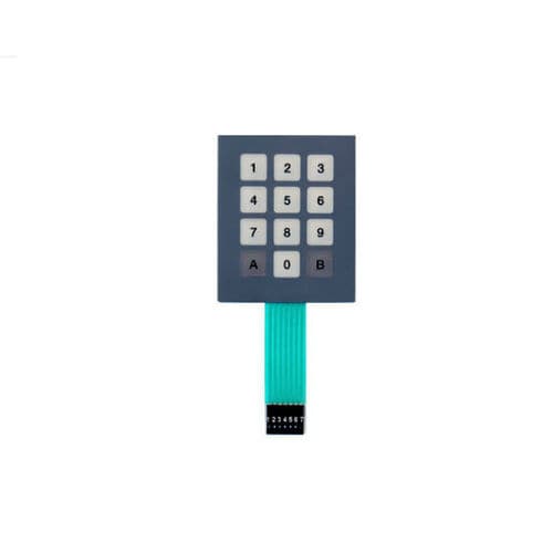 Tastiera numerica 12 tasti - KT-12-STD - k-tronic S.r.l. - ad incastro / a membrana / metallizzata