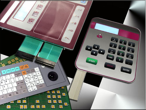 Tastiera ad incastro - k-tronic S.r.l. - a membrana / QWERTY / in acciaio inossidabile