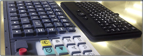 Tastiera in gomma siliconica - k-tronic S.r.l. - ad incastro / a tasti meccanici / a membrana
