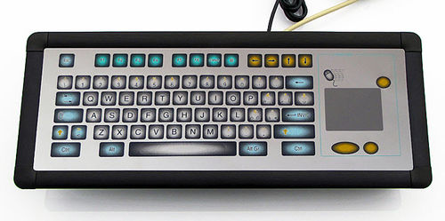 Tastiera ad incastro - KT-72-PI-04 - k-tronic S.r.l. - a tasti meccanici / con touchpad / con mouse