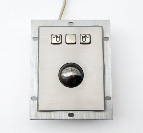 Trackball ottico - KT-MOU-15 - k-tronic S.r.l. - ad incastro / IP65 / 3 tasti
