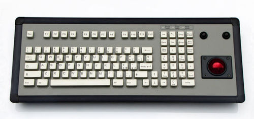 Tastiera ad incastro - KT-101-DVI-02 - k-tronic S.r.l. - a tasti meccanici / 101 tasti / con trackball