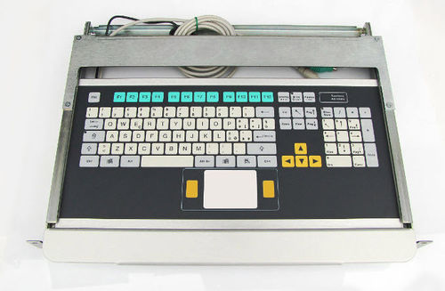 Tastiera montata su rack-cassetto - KT-105-C-15 - k-tronic S.r.l. - a tasti meccanici / 105 tasti / con touchpad
