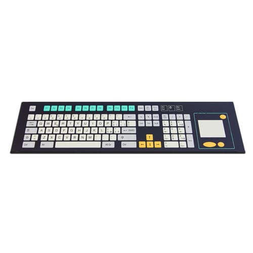 Tastiera per rack - KT-84-K-11 - k-tronic S.r.l. - a membrana / 84 tasti / con touchpad