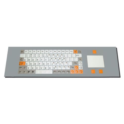 Tastiera per rack - KT-84-K-42 - k-tronic S.r.l. - a membrana / 84 tasti / con touchpad