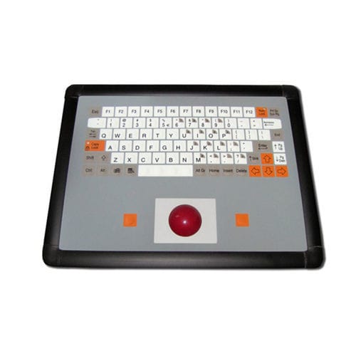 Tastiera ad incastro - KT-84-I-41 - k-tronic S.r.l. - a membrana / 84 tasti / con trackball