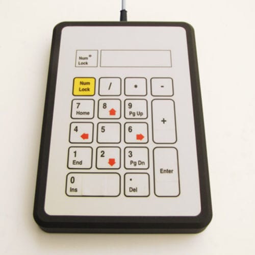 Tastiera numerica 17 tasti - KT-17-T-35 - k-tronic S.r.l. - benchtop / a membrana / metallizzata