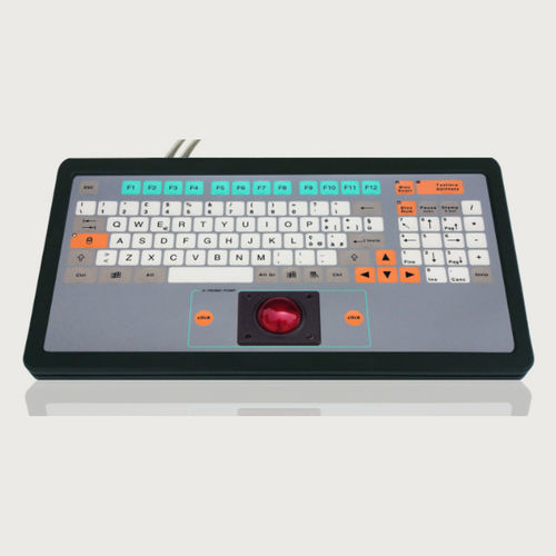 Tastiera da ufficio - KT-100-T-02 - k-tronic S.r.l. - a tasti meccanici / a membrana / con mouse integrato a due tasti