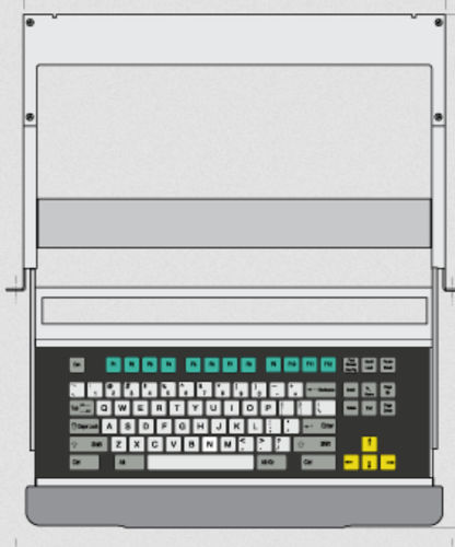 Tastiera montata su rack-cassetto - KT-84-C-21 - k-tronic S.r.l. - a tasti meccanici / a membrana / 84 tasti