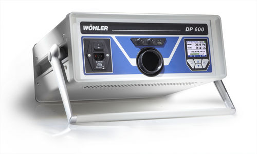 Tester di tenuta a calo di pressione differenziale - ± 7.000 Pa / 0,00 - 10,00 Nm³/h | Wöhler DP 600 - Wöhler - per camini