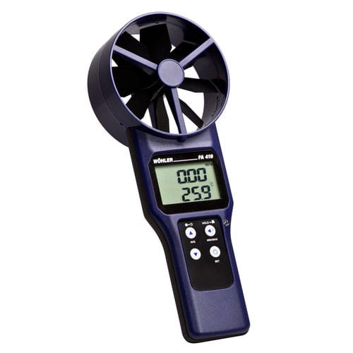 Anemometro a elica - Wöhler FA 410 / 430 - Wöhler - digitale / igrometro / portatile