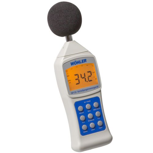 Fonometro basico - 30 - 130 dB | Wöhler SP 22 - Wöhler - classe 3 / digitale