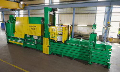 Pressa imballatrice per rifiuti - HBC series - Bollegraaf Recycling Solutions - orizzontale / a carico dall'alto / a canale