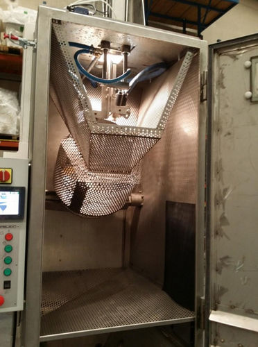 Cabina di sabbiatura umida - AB SHOT TECNICS - automatica / a tamburo