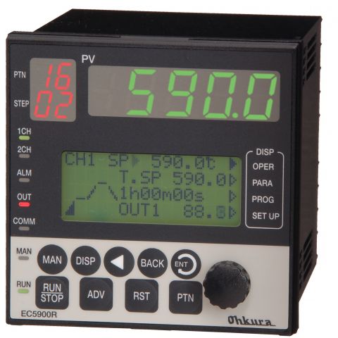 Controllore di temperatura digitale - EC5900R - Ohkura Electric - grafico / PID / ad uso industriale