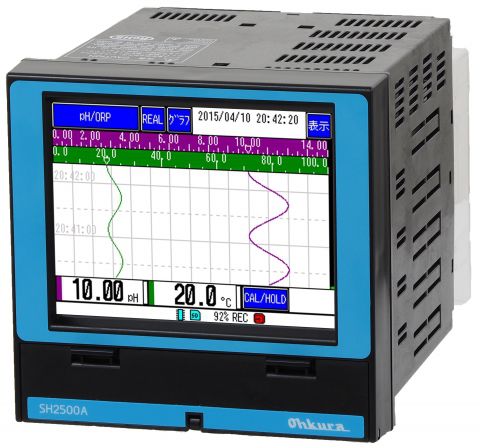 PHmetro portatile - SH2500A - Ohkura Electric - di processo / digitale / con registratore di dati