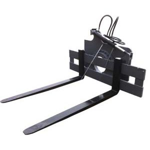 Attrezzatura di spostamento laterale dotata di posizionatore integrato per carrello elevatore con posizionatori integrati - TCD - Lamy Les Constructeurs - per carrello elevatore