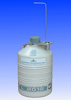 Recipiente di azoto - ALU-CD-DMT Series - KGW-ISOTHERM Karlsruher Glastechn. Werk Schieder GmbH - in alluminio / criogenico / senza pressione