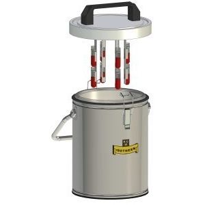 Vaso di Dewar da laboratorio - BE-Bio - KGW-ISOTHERM Karlsruher Glastechn. Werk Schieder GmbH - di stoccaggio / in acciaio inossidabile