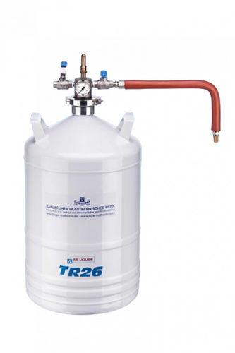 Recipiente di azoto - ALU Series - KGW-ISOTHERM Karlsruher Glastechn. Werk Schieder GmbH - in alluminio / criogenico / leggero