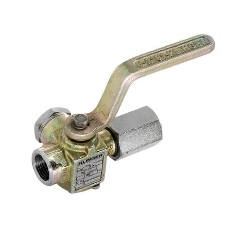 Valvola a otturatore - KLINGER-SCHÖNEBERG GmbH - a leva / di arresto / dritta