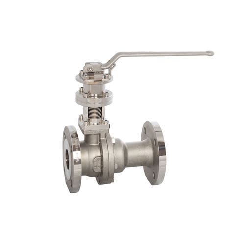 Valvola a sfera - INTEC K200-S-STD-EC - KLINGER-SCHÖNEBERG GmbH - a leva / di controllo / con tenuta soffietto