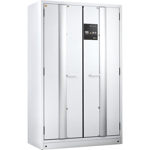 Armadio di stoccaggio - EXPLORIS®  - Köttermann GmbH - a pavimento / a porta / in acciaio