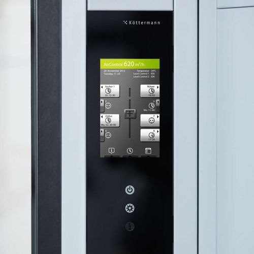 Comando integrato - TouchTronic - Köttermann GmbH - con touch screen / per cappa aspirante