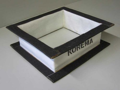 Compensatore di dilatazione in tessuto - KOREMA® GmbH & Co. KG - rettangolare / con flangia / per applicazioni industriali