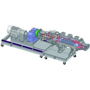 Reattore in continuo - Kurimoto Ltd. - di processo / automatico / impastatore