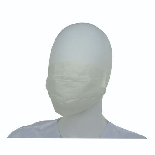 Maschera di protezione monouso - MASK-000-100 - LABBOX LABWARE S.L. - semimaschera / medica / con allacciatura dietro le orecchie