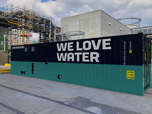 Impianto di depurazione delle acque reflue in containers - WATERLEAUBOX® - WATERLEAU Global Water Technology - compatto