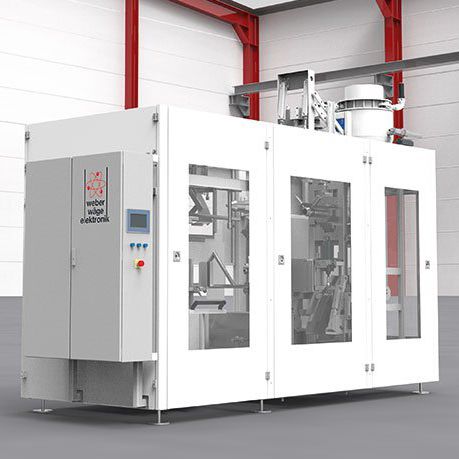 Sistema di riempimento per sacchi a valvola - Weber Waagenbau und Wägeelektronik GmbH - per carta / compatto