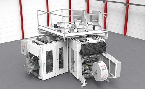 Confezionatrice orizzontale - Weber Waagenbau und Wägeelektronik GmbH - FFS / per cantiere di costruzione / per polveri