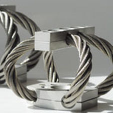 Supporto antivibrazione ammortizzatore a cavo metallico - CAVOFLEX®   - WILLBRANDT FRANCE - rettangolare / in elastomero / in acciaio