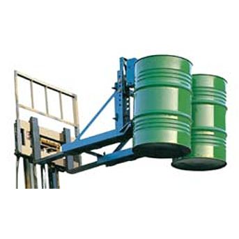 Sollevatore e ribaltatore a forcella - GREIFOMAT® - Will & Hahnenstein GmbH - per fusti