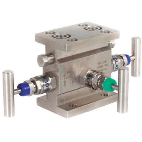 Manifold a 3 vie - V110 - Metalurgica Zaes S.L. - in acciaio inossidabile / di isolamento / di calibrazione
