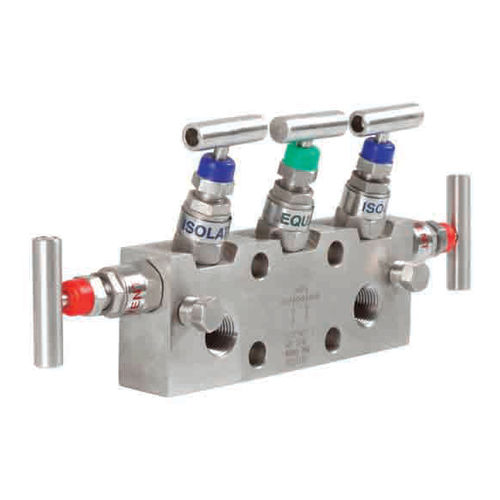 Manifold a 5 vie - V113 - Metalurgica Zaes S.L. - in acciaio inossidabile / di isolamento / di calibrazione