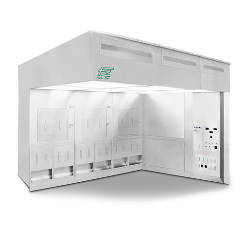 Cabina a flusso laminare - Franz Ziel GmbH - pressurizzata / in acciaio inossidabile