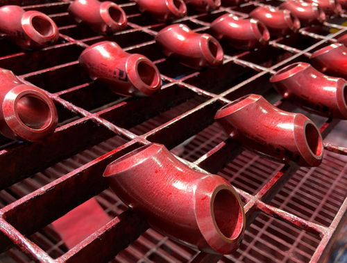 Raccordo a bicchiere - Langley Alloys Ltd. - a gomito / ISO / in PVC