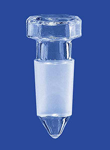 Tappo esagonale - LENZ Laborglas GmbH & Co. KG - maschio / in vetro / per vetreria di laboratorio
